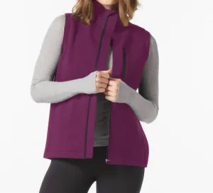 Scuba Vest In Mulberry