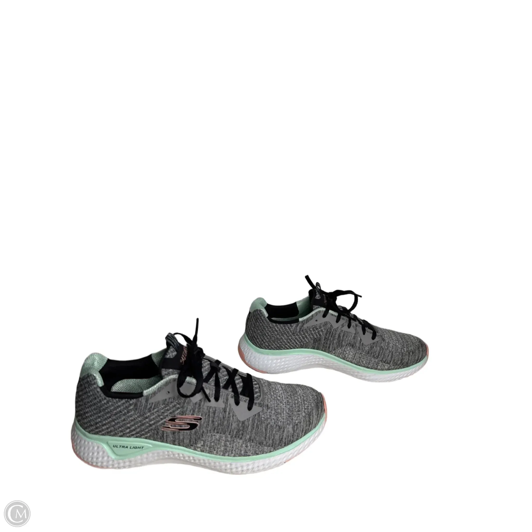 Shoes Athletic By Skechers In Grey, Size: 11