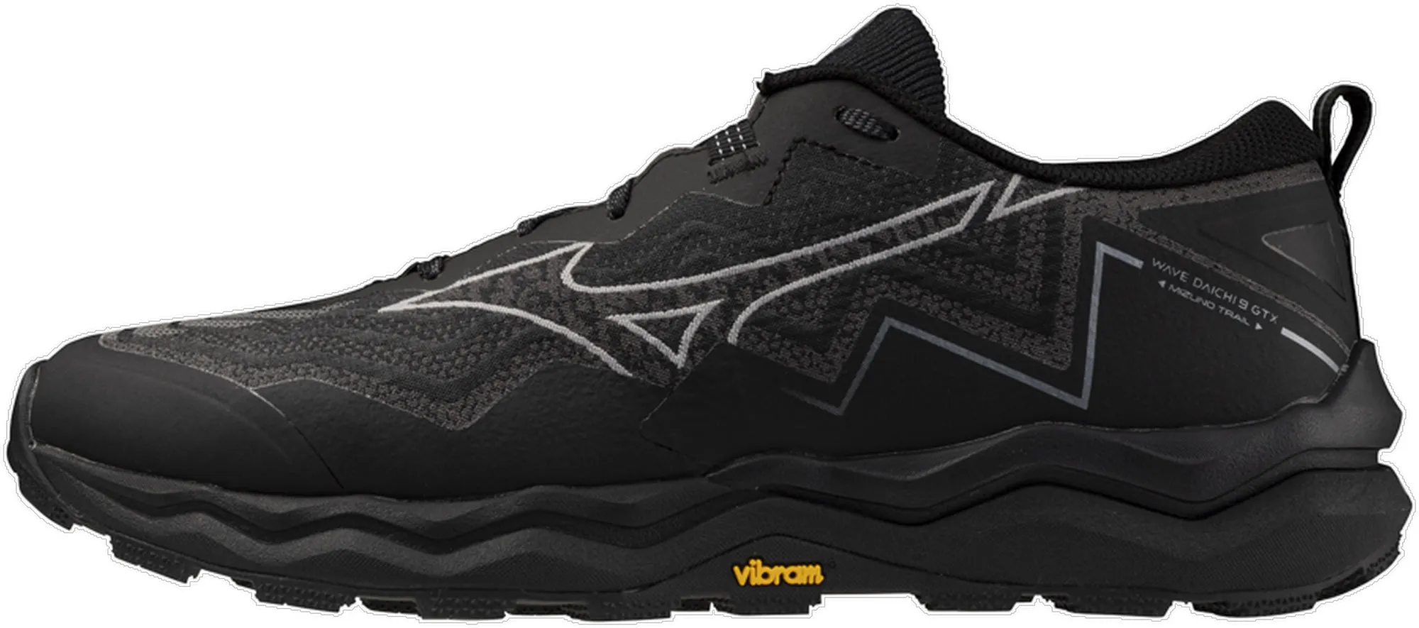 Shoes Mizuno Mizuno Wave Daichi 9 GORE-TEX Mens Trail Running Shoes - Black