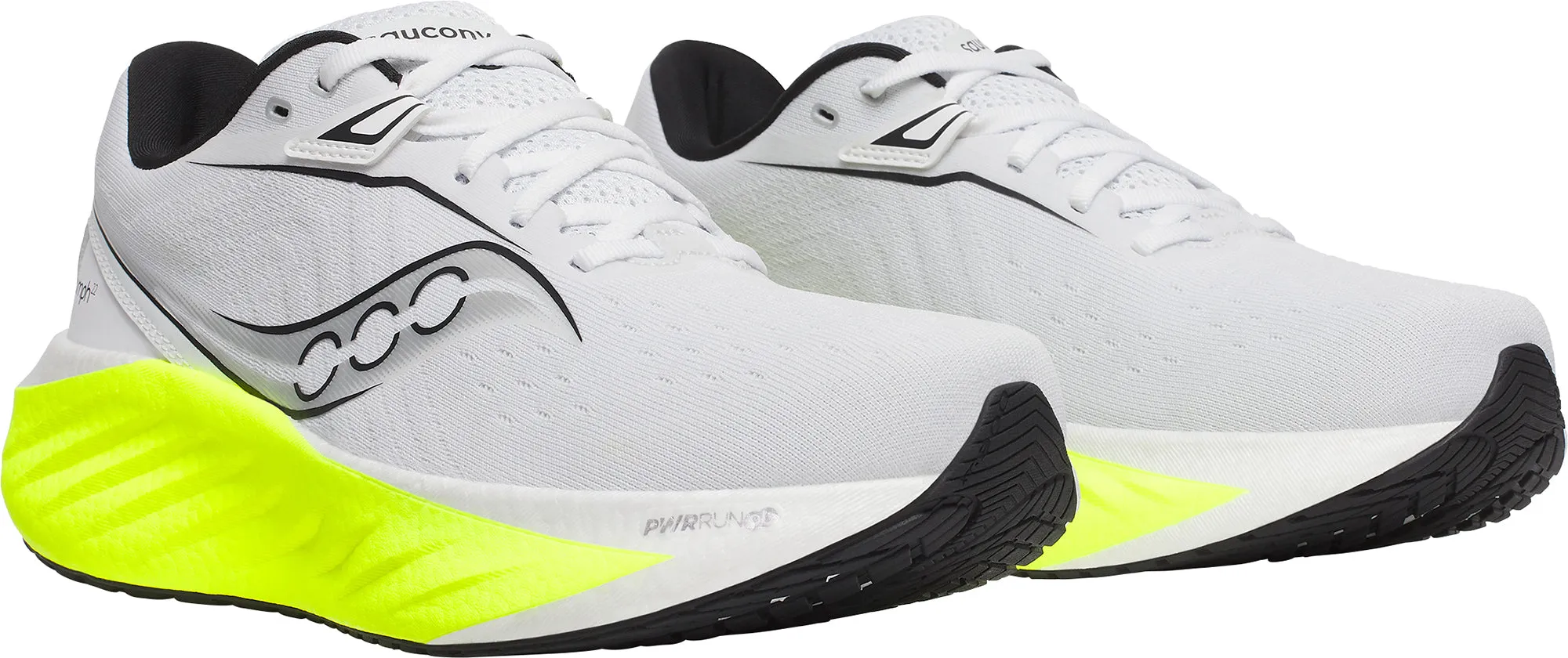 Shoes Saucony Saucony Triumph 22 Mens Running Shoes - White