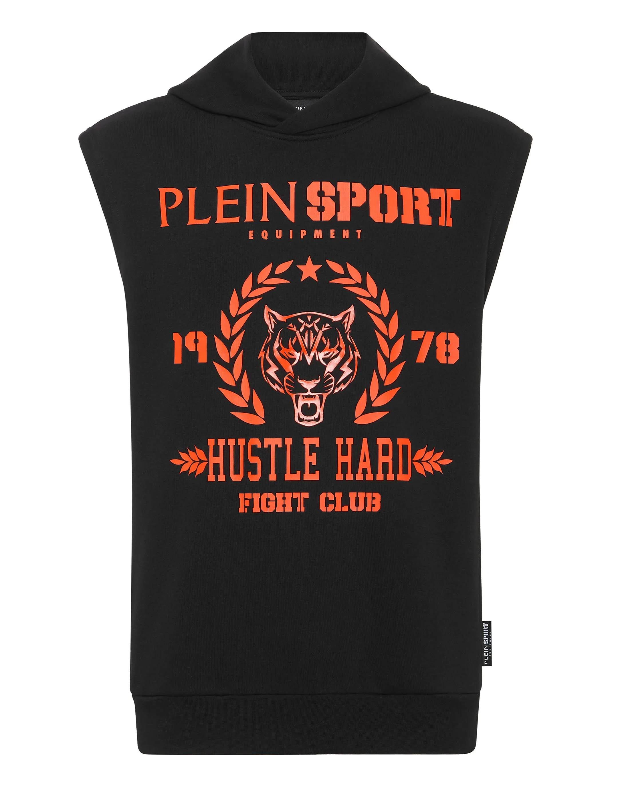 Sleeveless Hoodie sweatshirt Tiger
