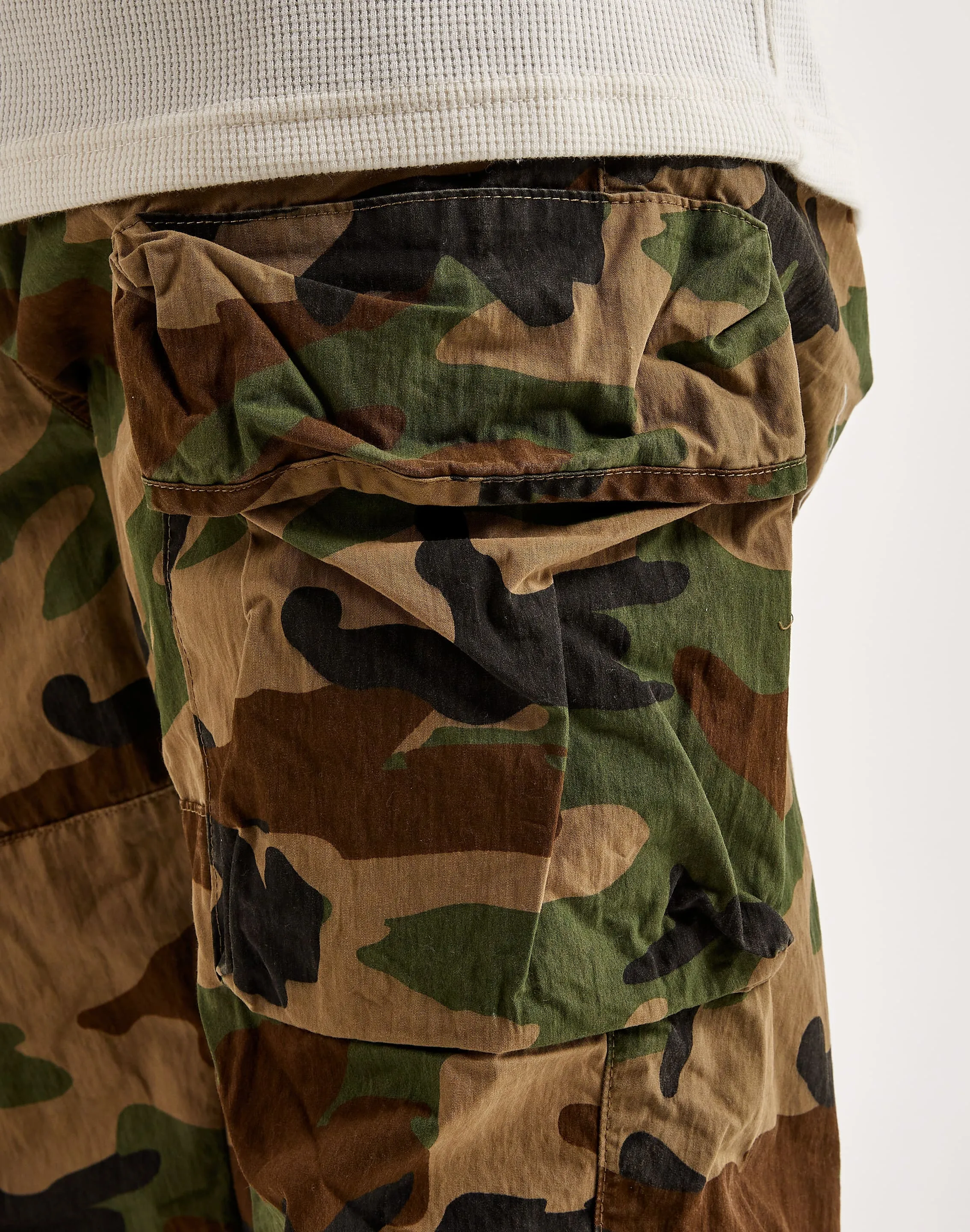 Smoke Rise Utility Peach Nylon Cargo Pants
