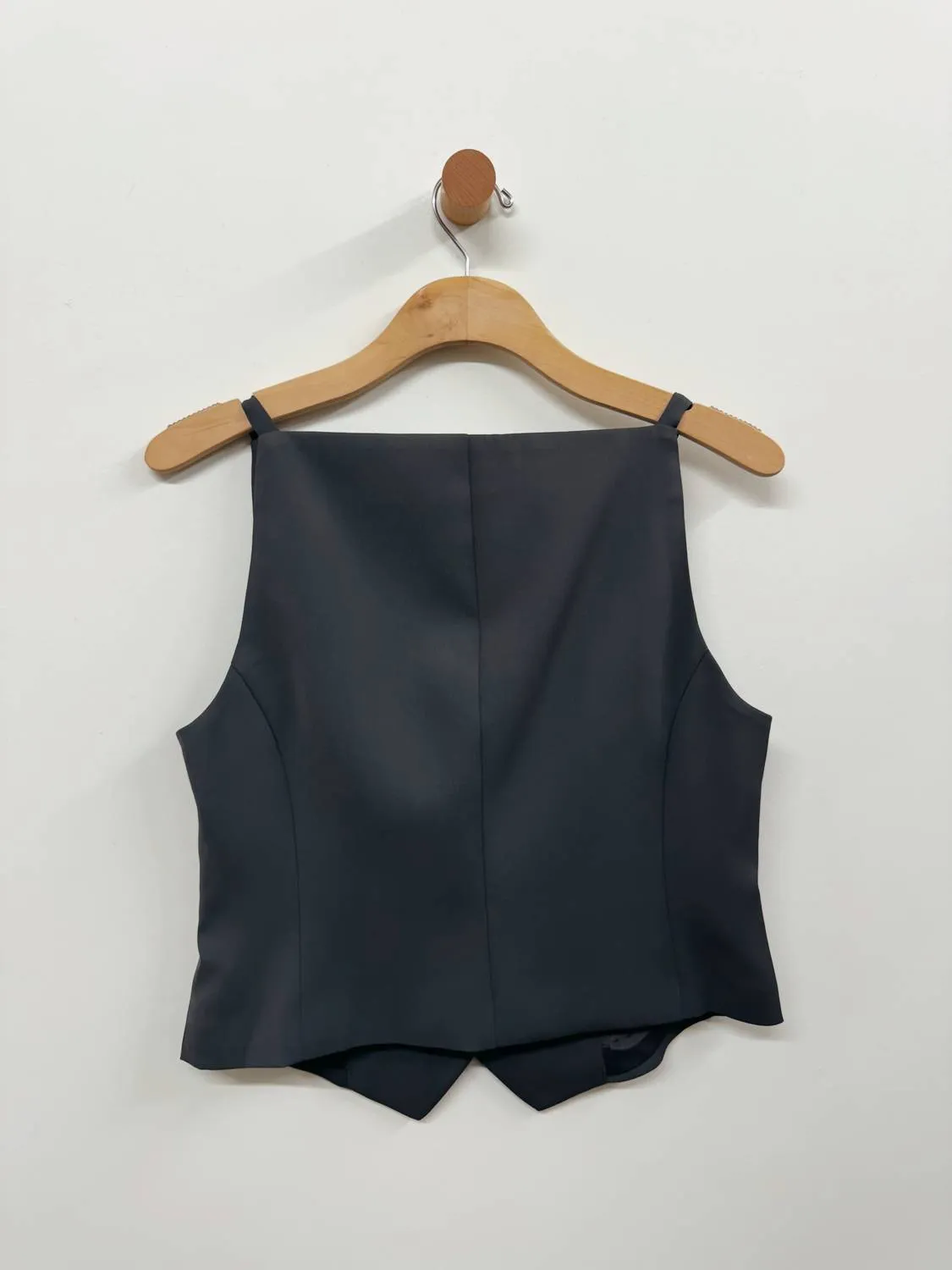 Suiting Buttoned Vest In Gray