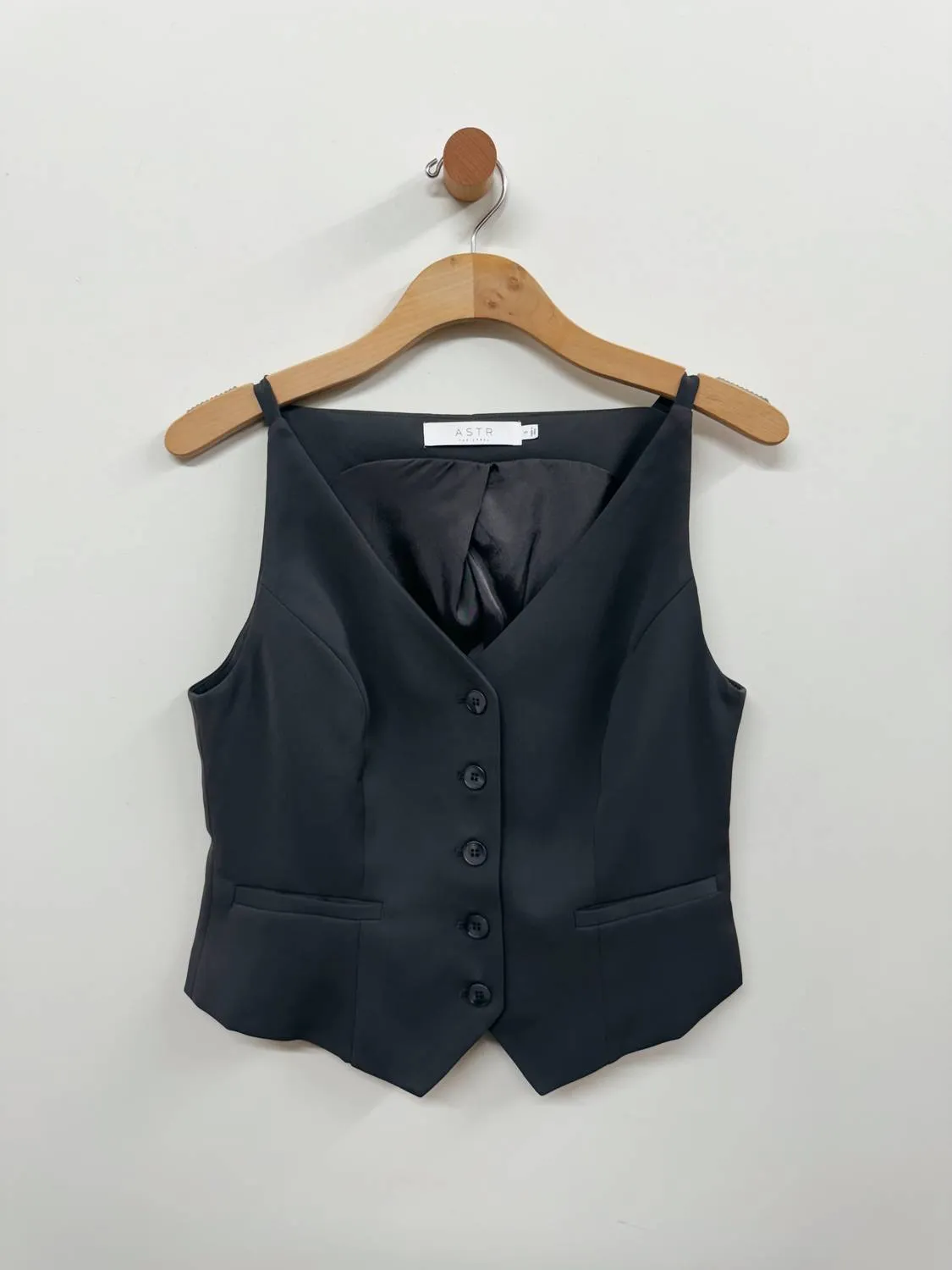 Suiting Buttoned Vest In Gray
