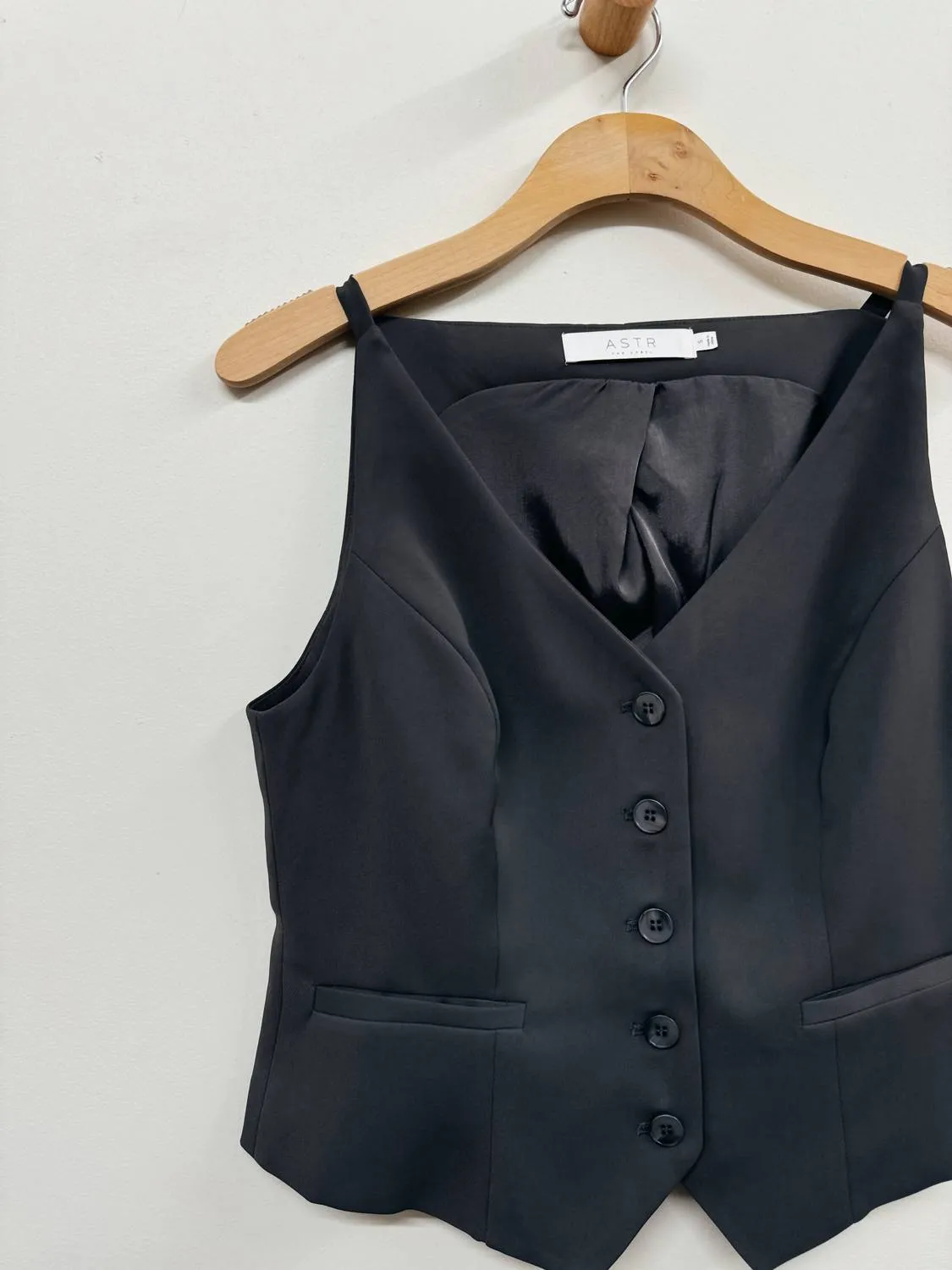 Suiting Buttoned Vest In Gray