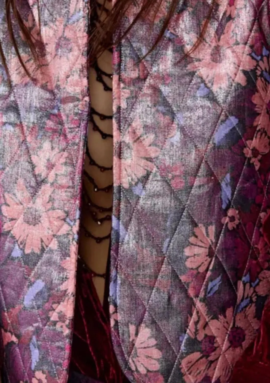 Sumac Vest In Gerbera Print