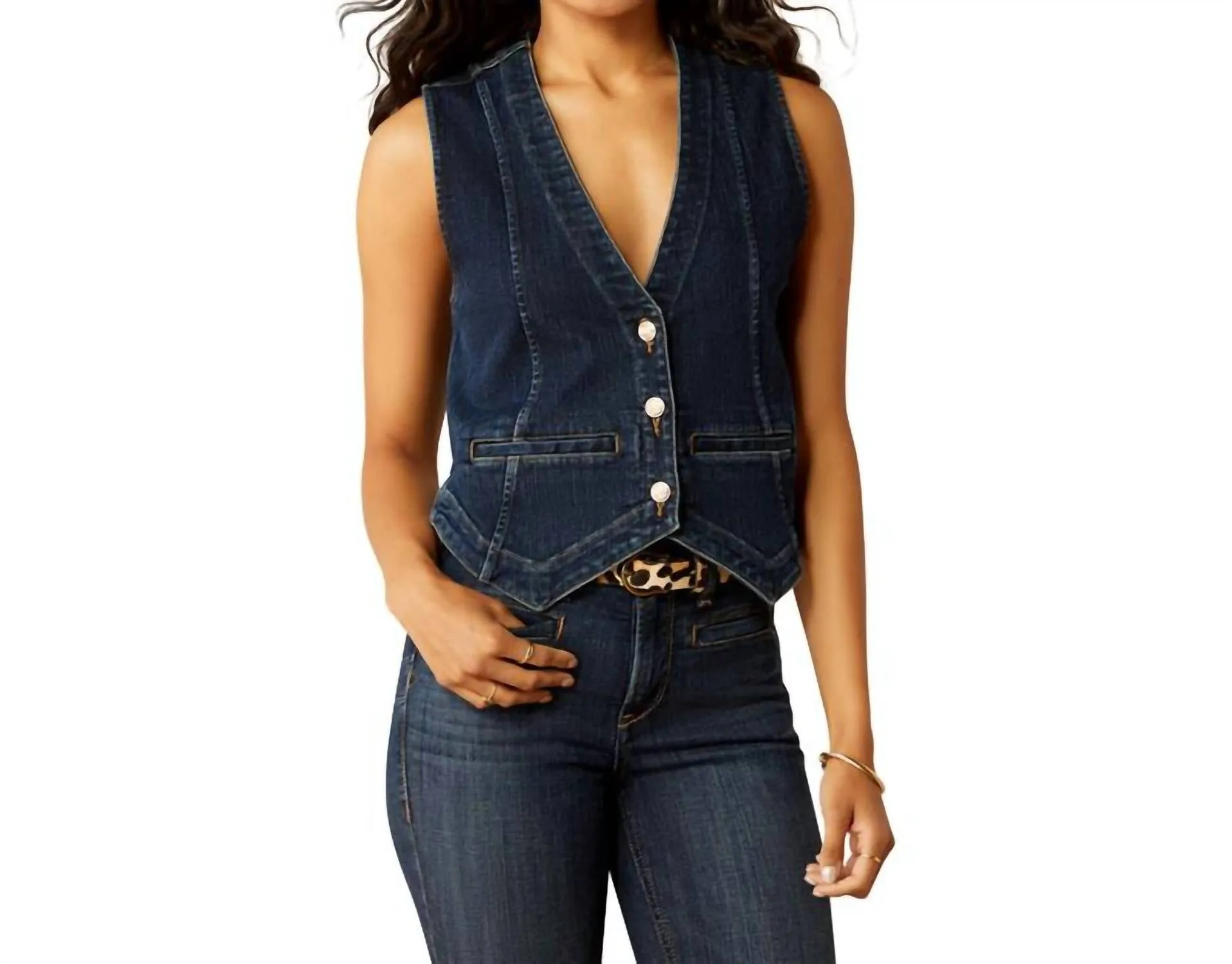 Tailored Vest In Midnight