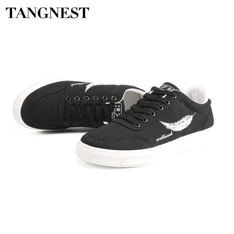 Tangnest NEW Autumn Men Canvas Shoes