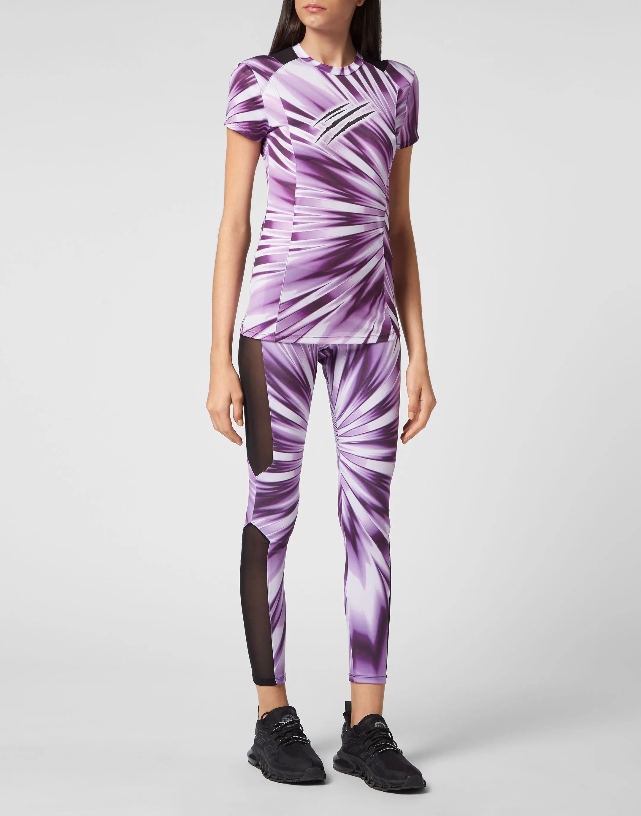 Tie-dye T-shirt Round Neck SS Scratch
