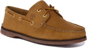 Timberland A5X8W Classic Boat Shoes In Wheat For Men Shoes Timberland
