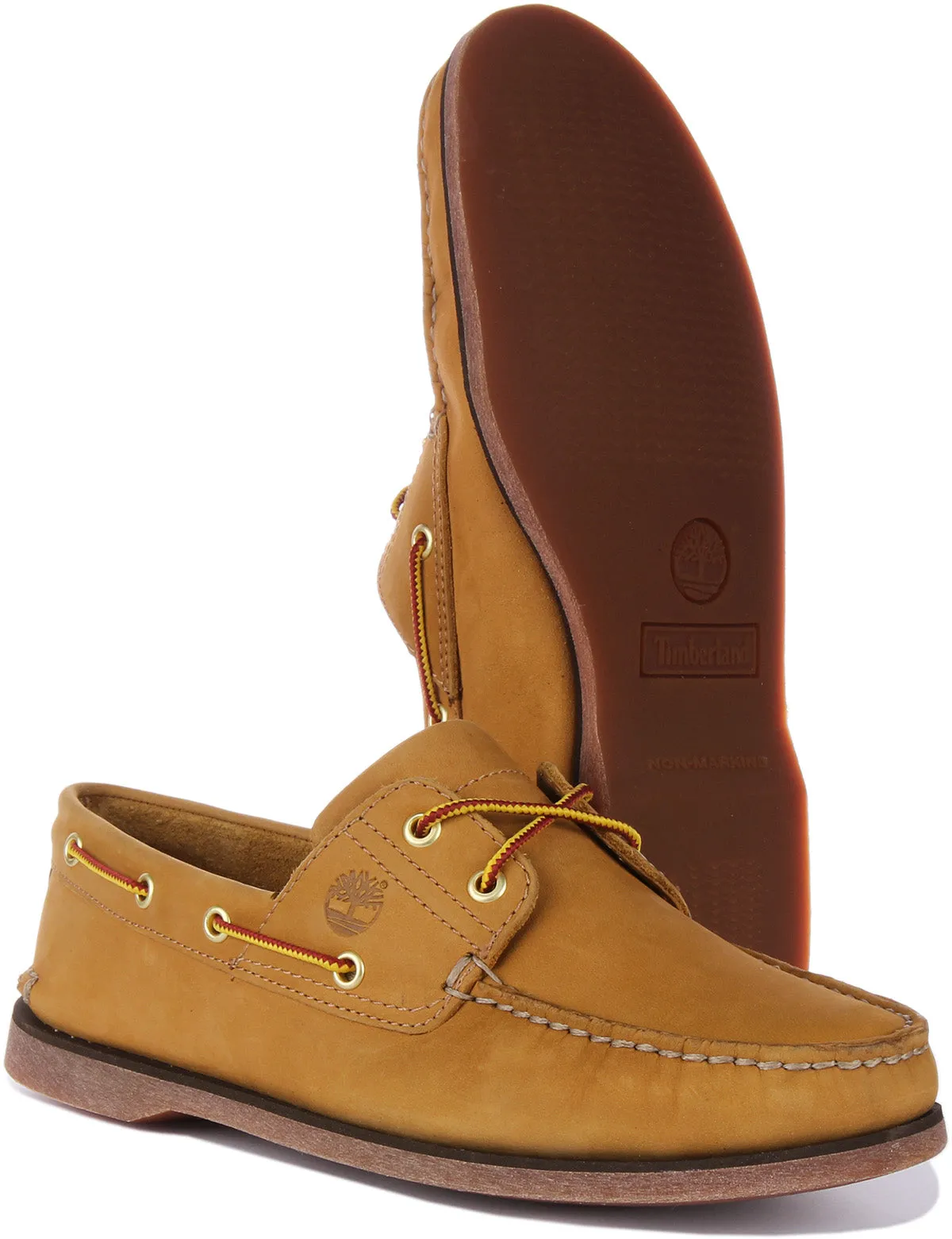 Timberland A5X8W Classic Boat Shoes In Wheat For Men Shoes Timberland