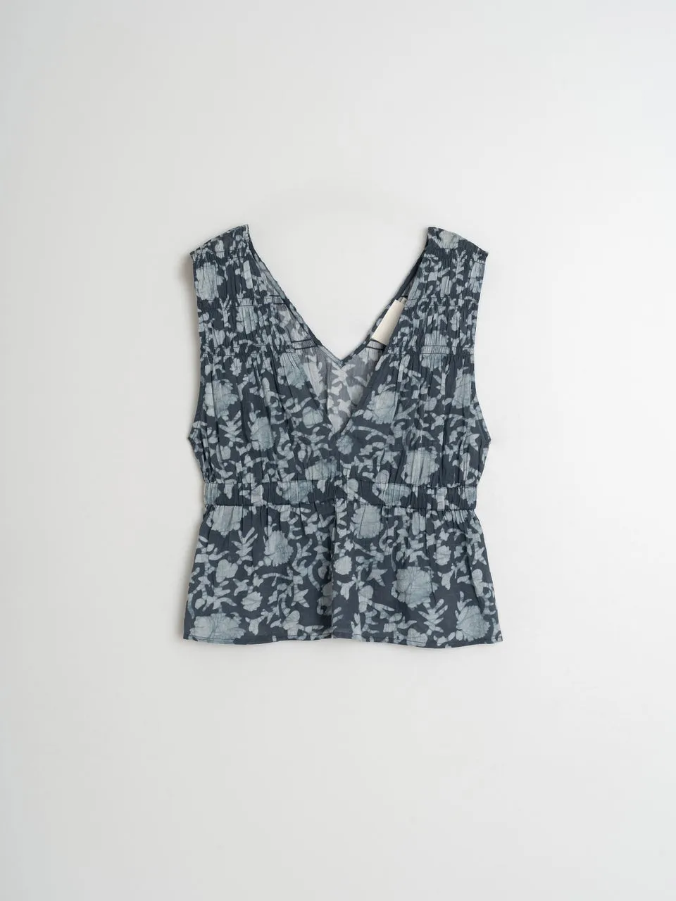 Top With Elastic Det Mc182 Indigo