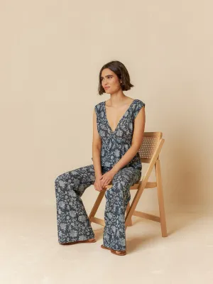 Top With Elastic Det Mc182 Indigo