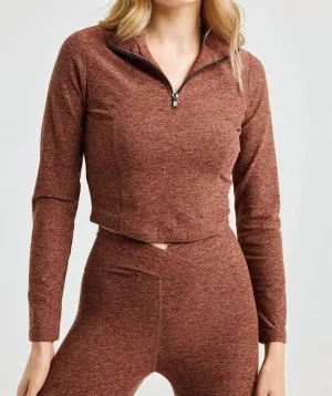 Training Longsleeve Sweater In Red Rock
