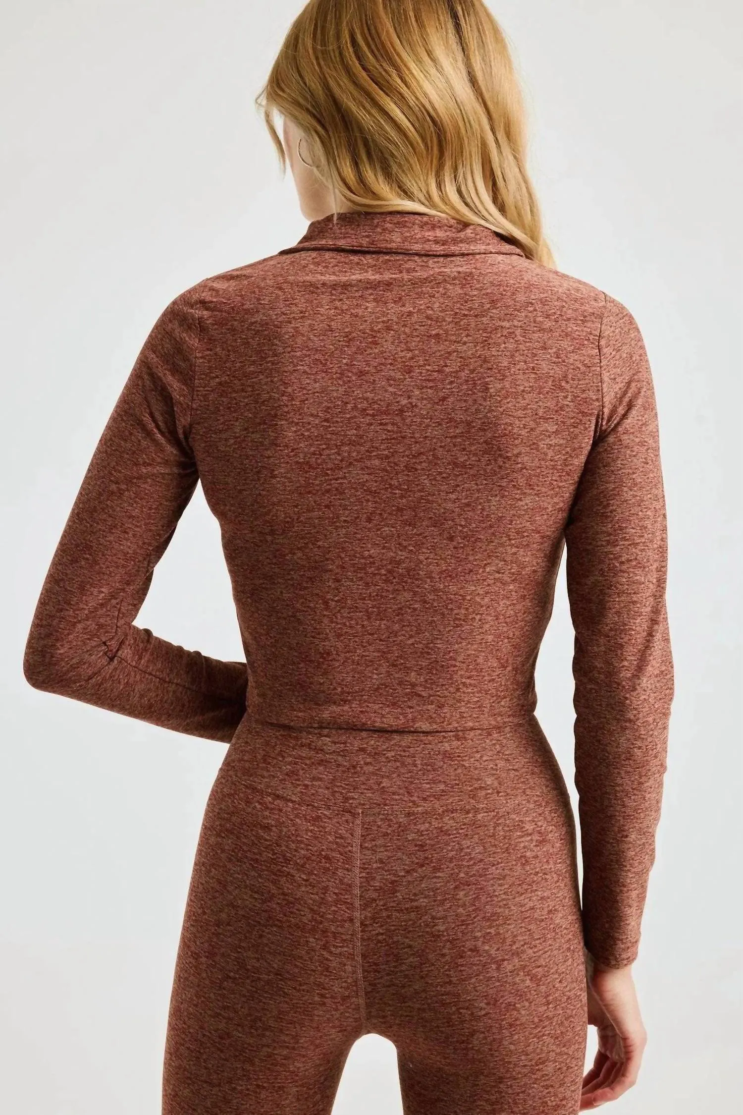 Training Longsleeve Sweater In Red Rock