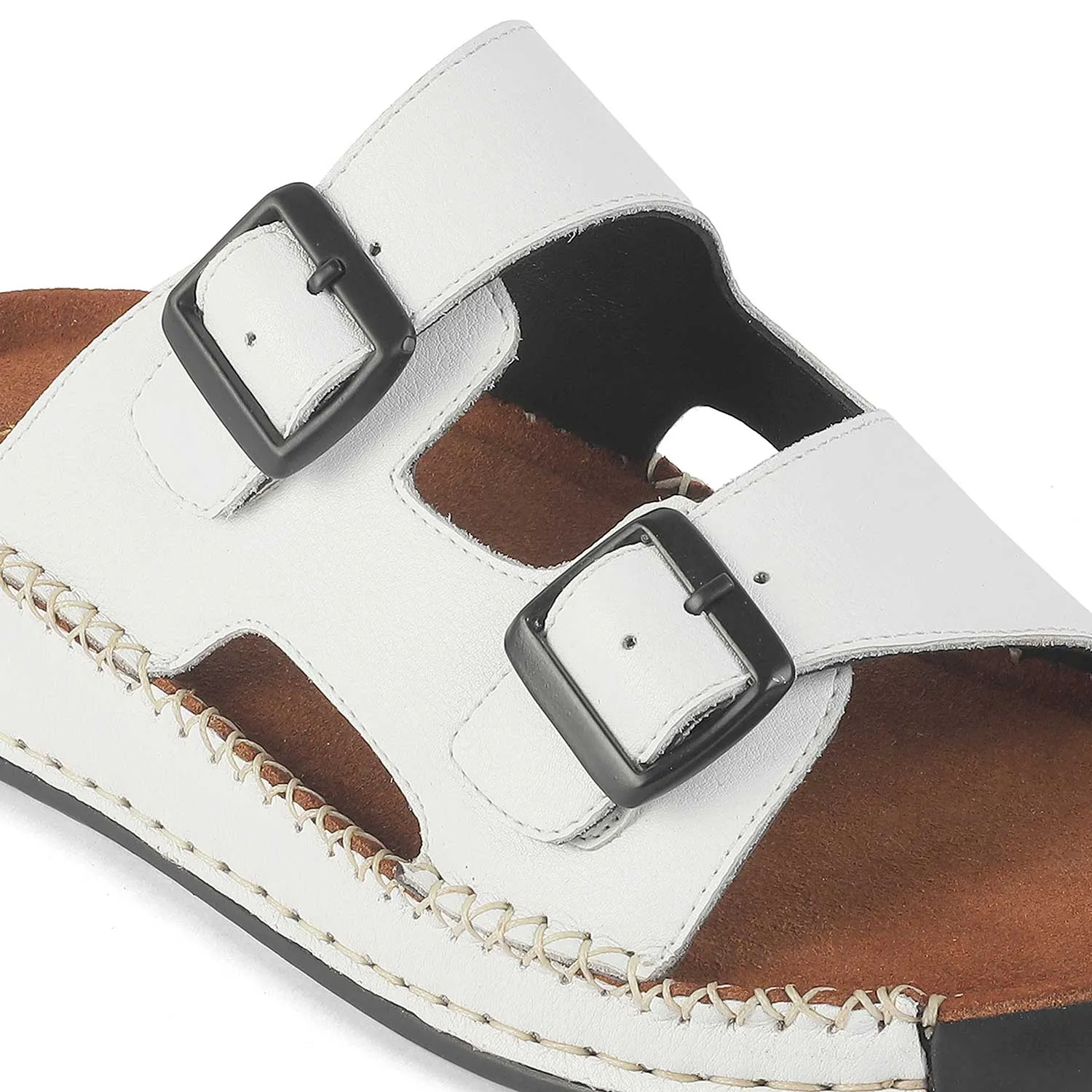 Tresmode Hagri White Men's Sandals