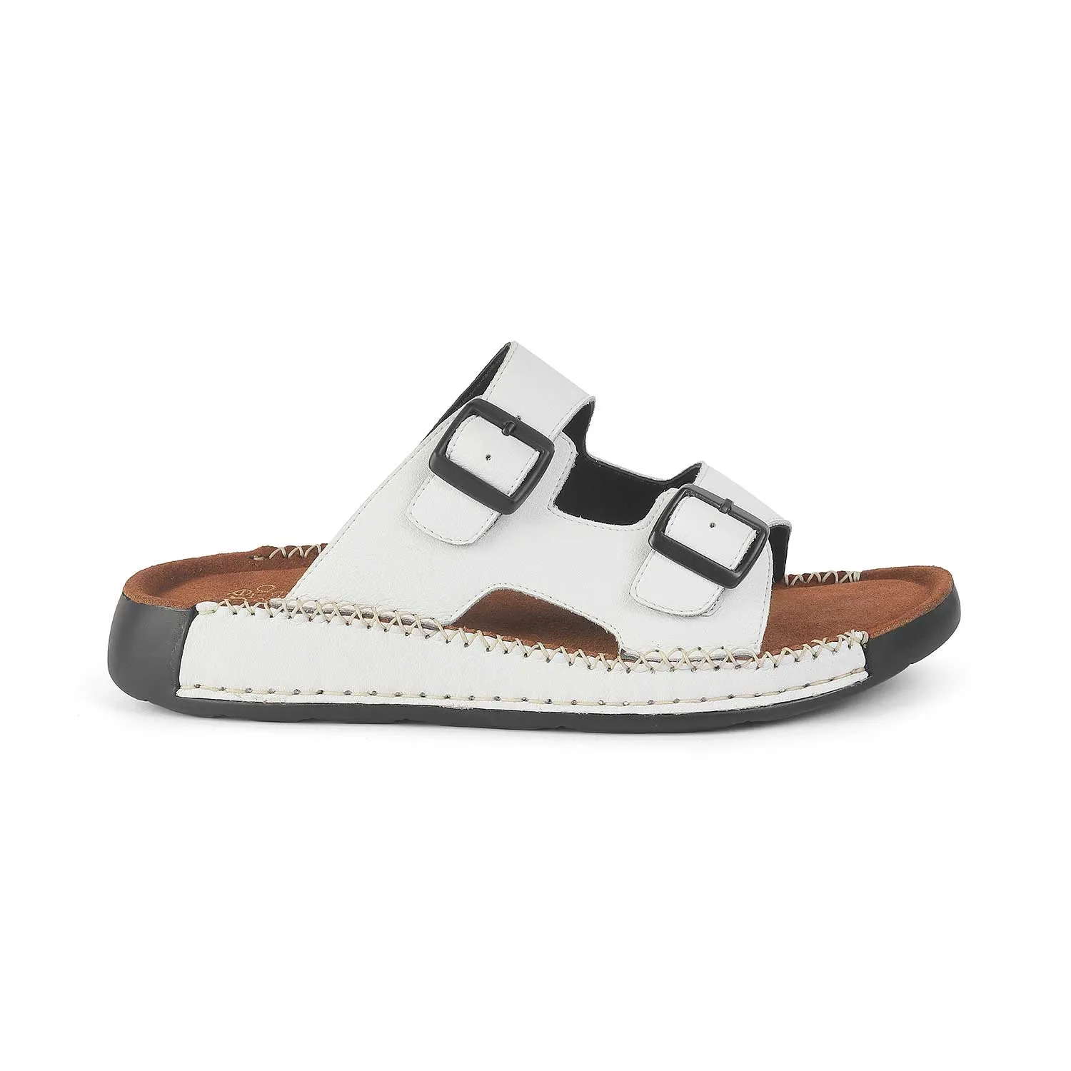 Tresmode Hagri White Men's Sandals