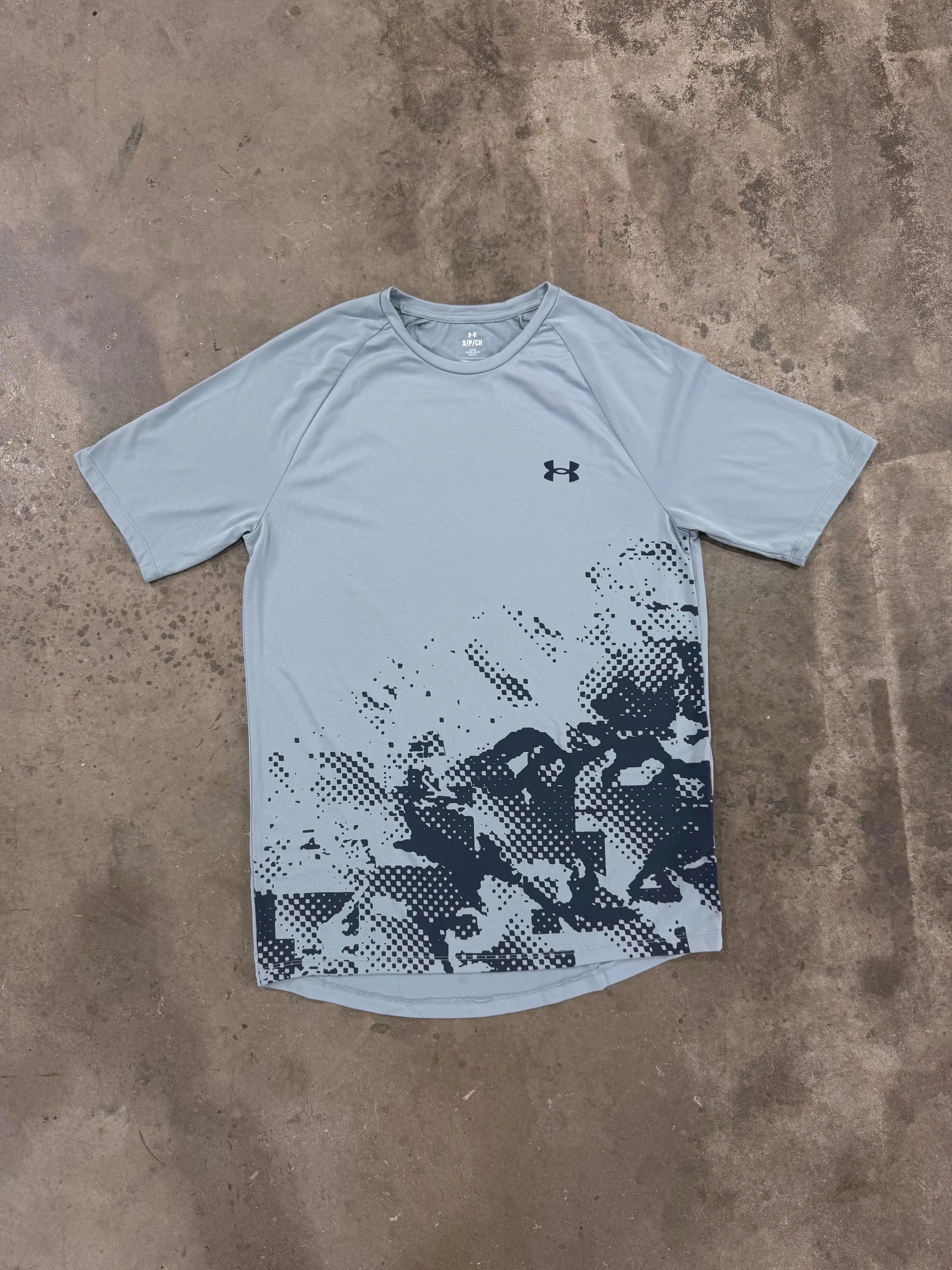 Under Armour Tech Fade T Shirt -  Harbour Blue