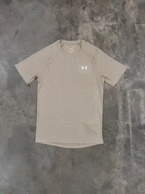 Under Armour Textured T Shirt - Brown