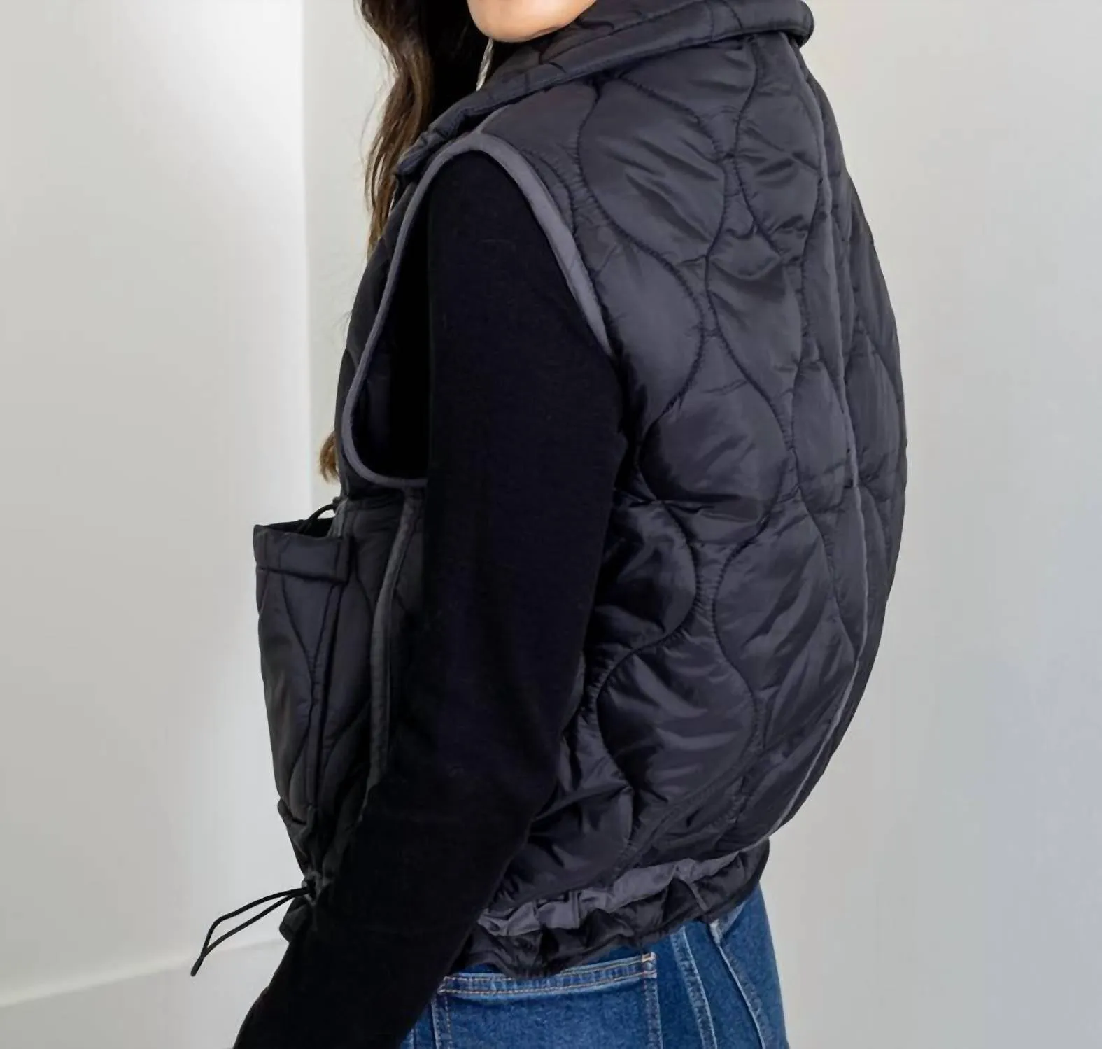 Valky Ladies Vest In Black