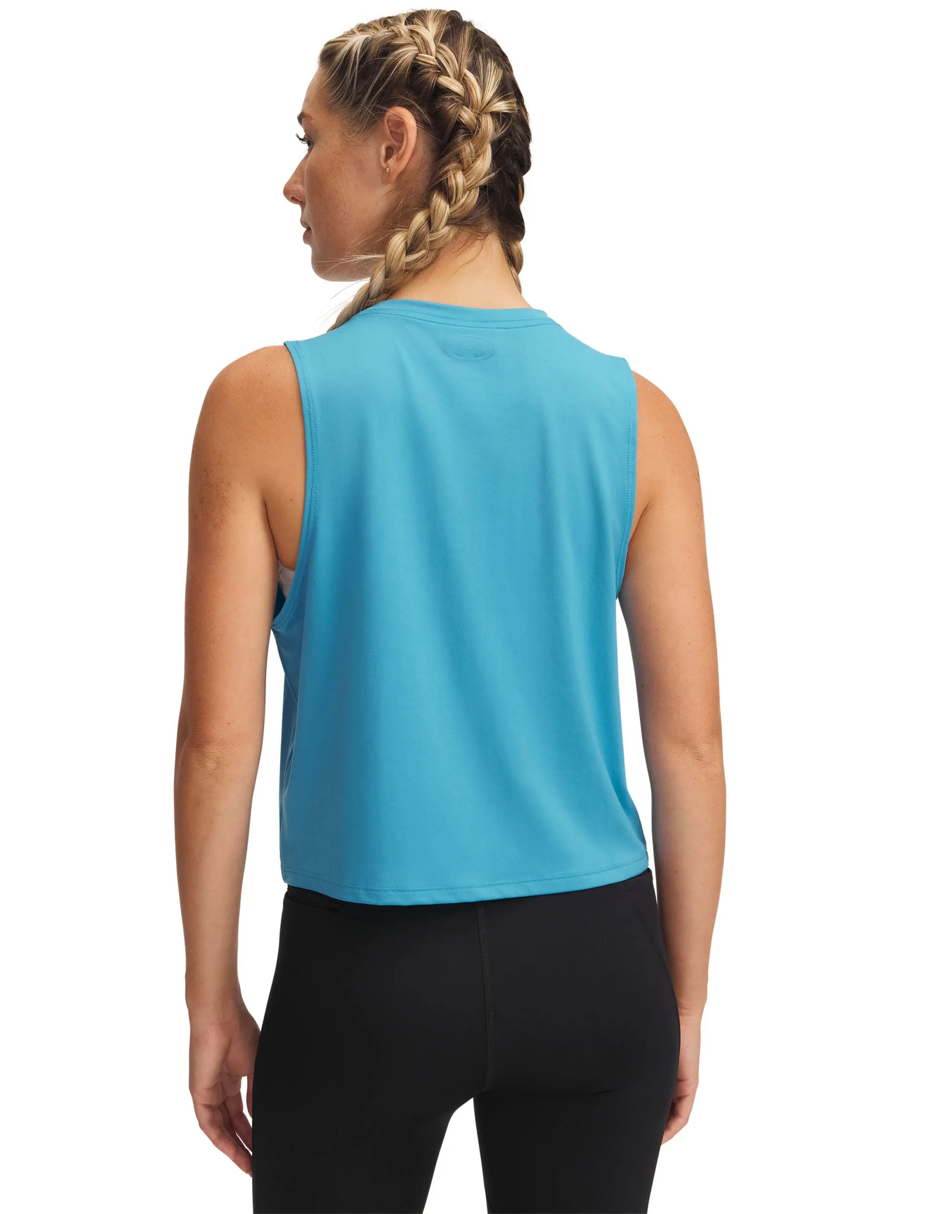 Vanish Energy Crop Tank - Ether Blue