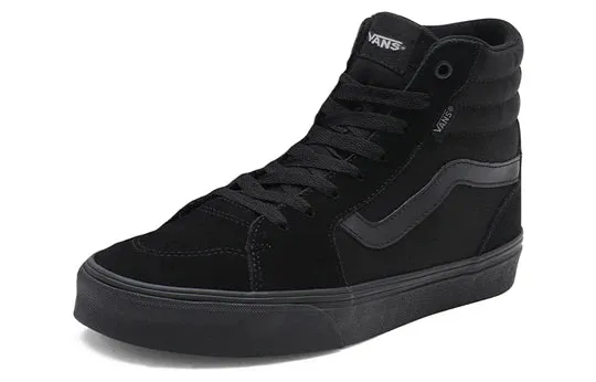 VANS MEN'S FILMORE HI BLACK SHOES