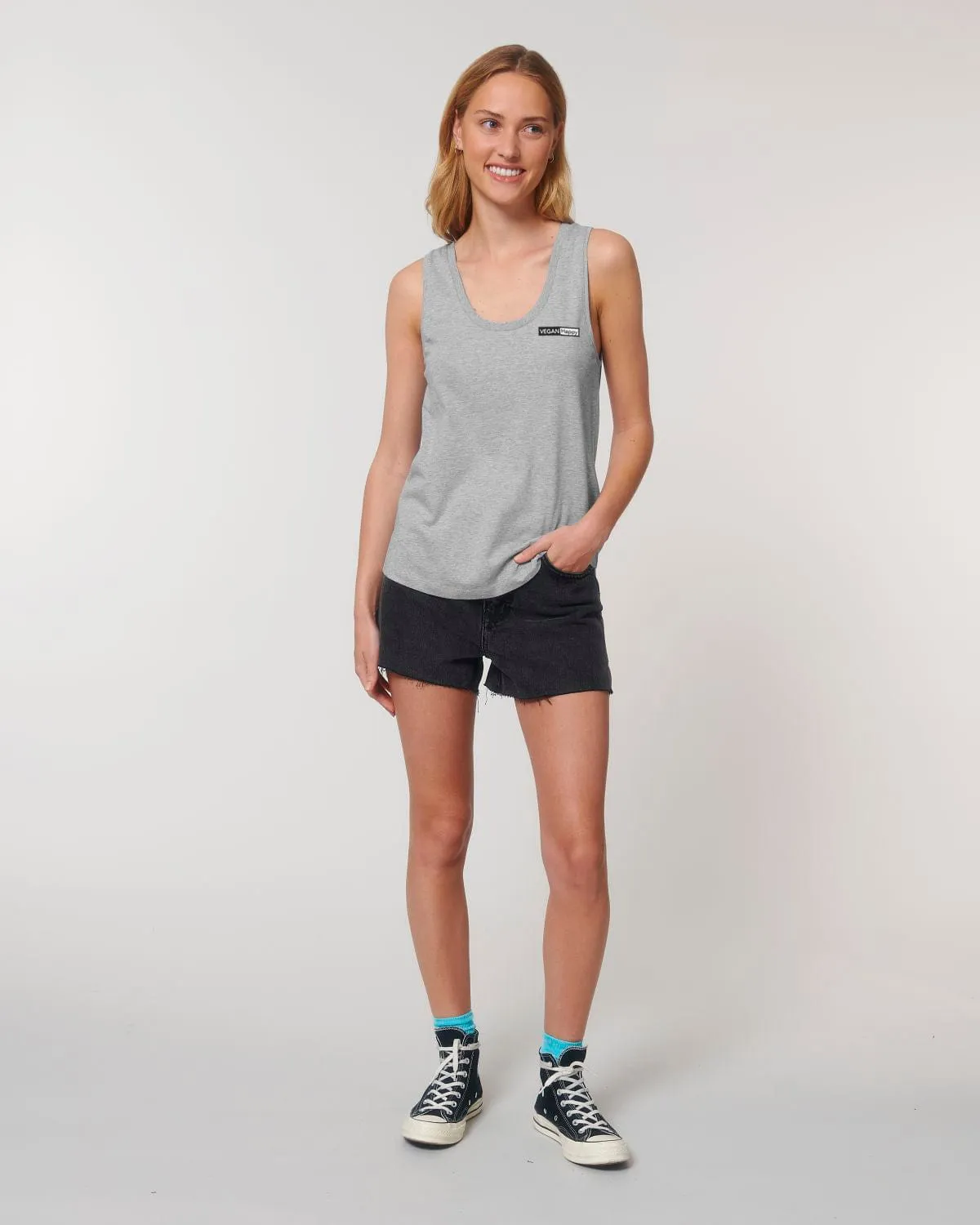 Vegan Women's Minter Vest Tee | Multiple Colours