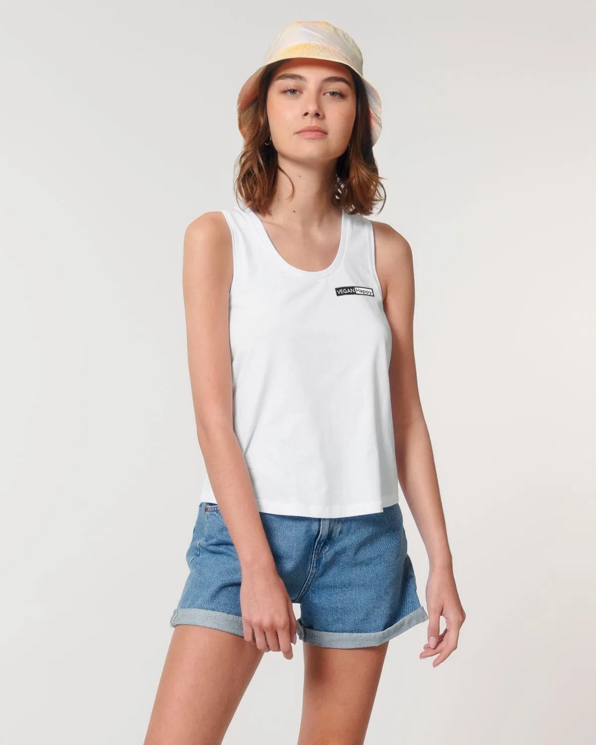 Vegan Women's Minter Vest Tee | Multiple Colours