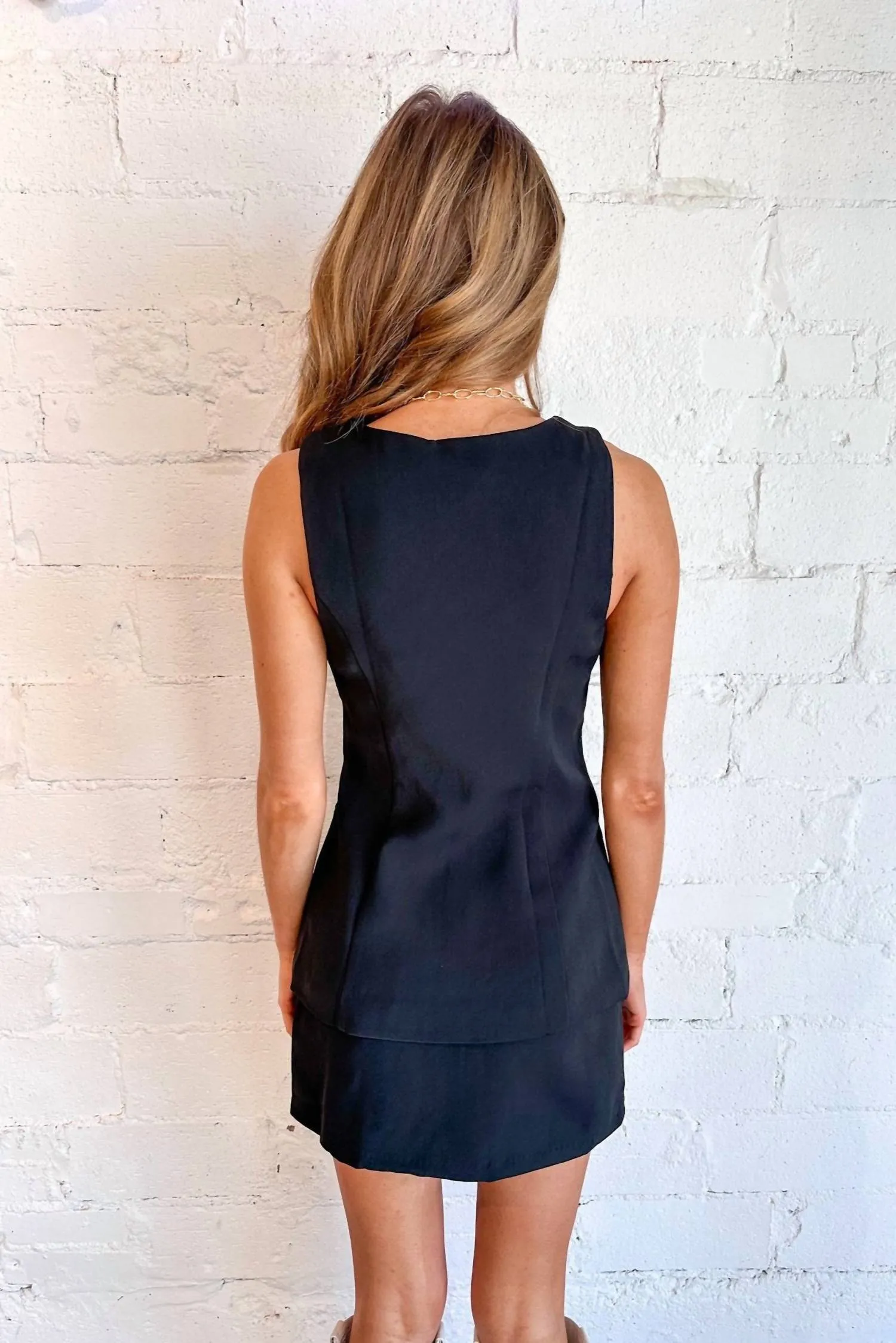 Victoria Vest In Black