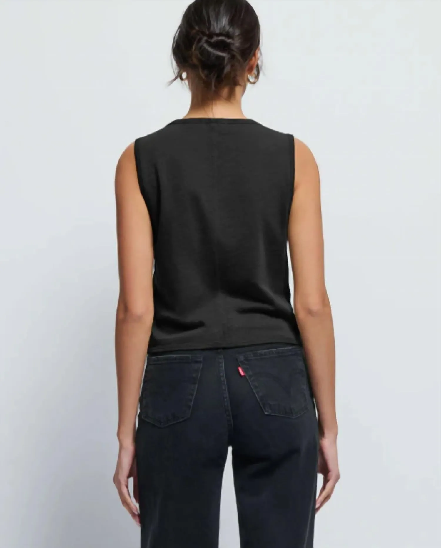 Vienna Vest In Jet Black