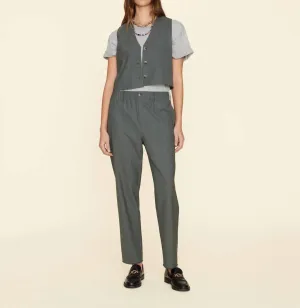 Vinny Vest In Charcoal Melange