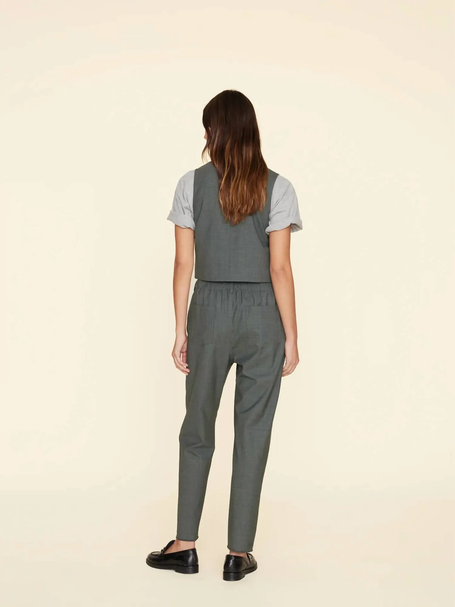 Vinny Vest In Charcoal Melange