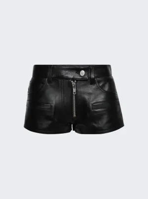Vintage Leather Shorts