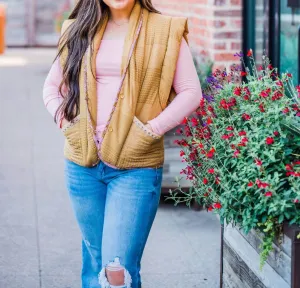 Viv Vest In Mustard Yellow