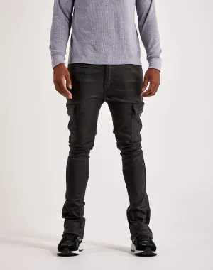WAIMEA Stacked Coated Cargo Pants