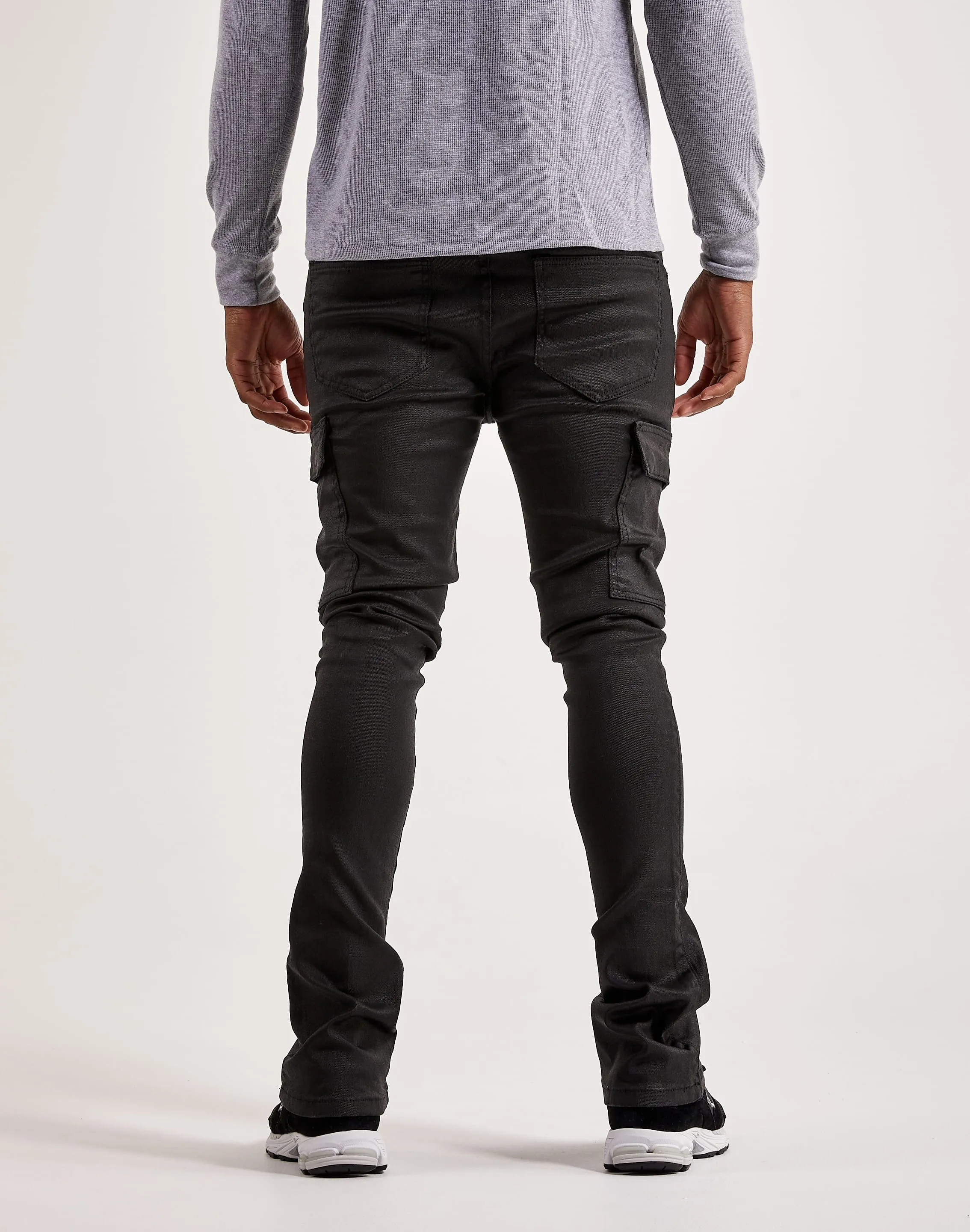 WAIMEA Stacked Coated Cargo Pants