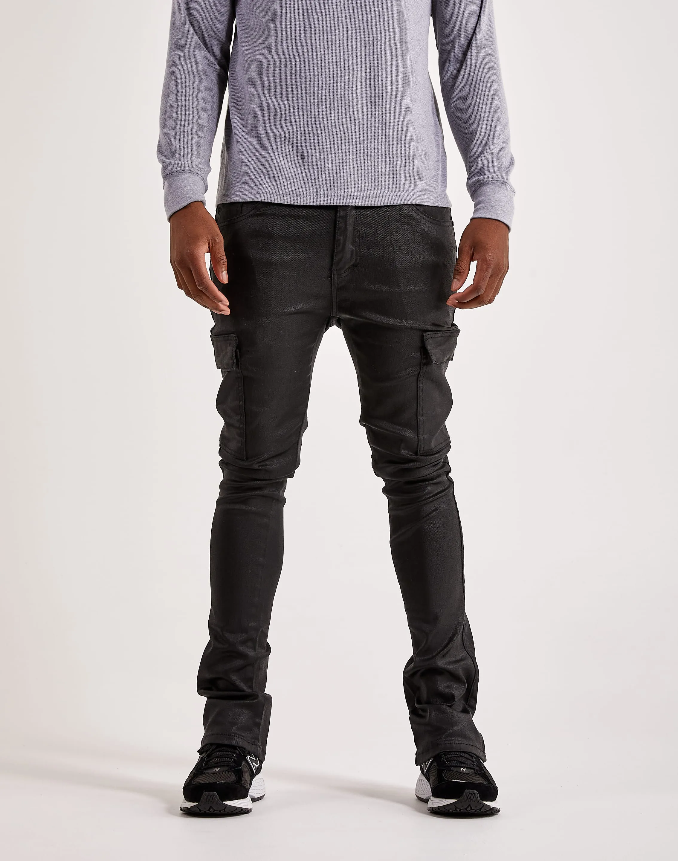WAIMEA Stacked Coated Cargo Pants