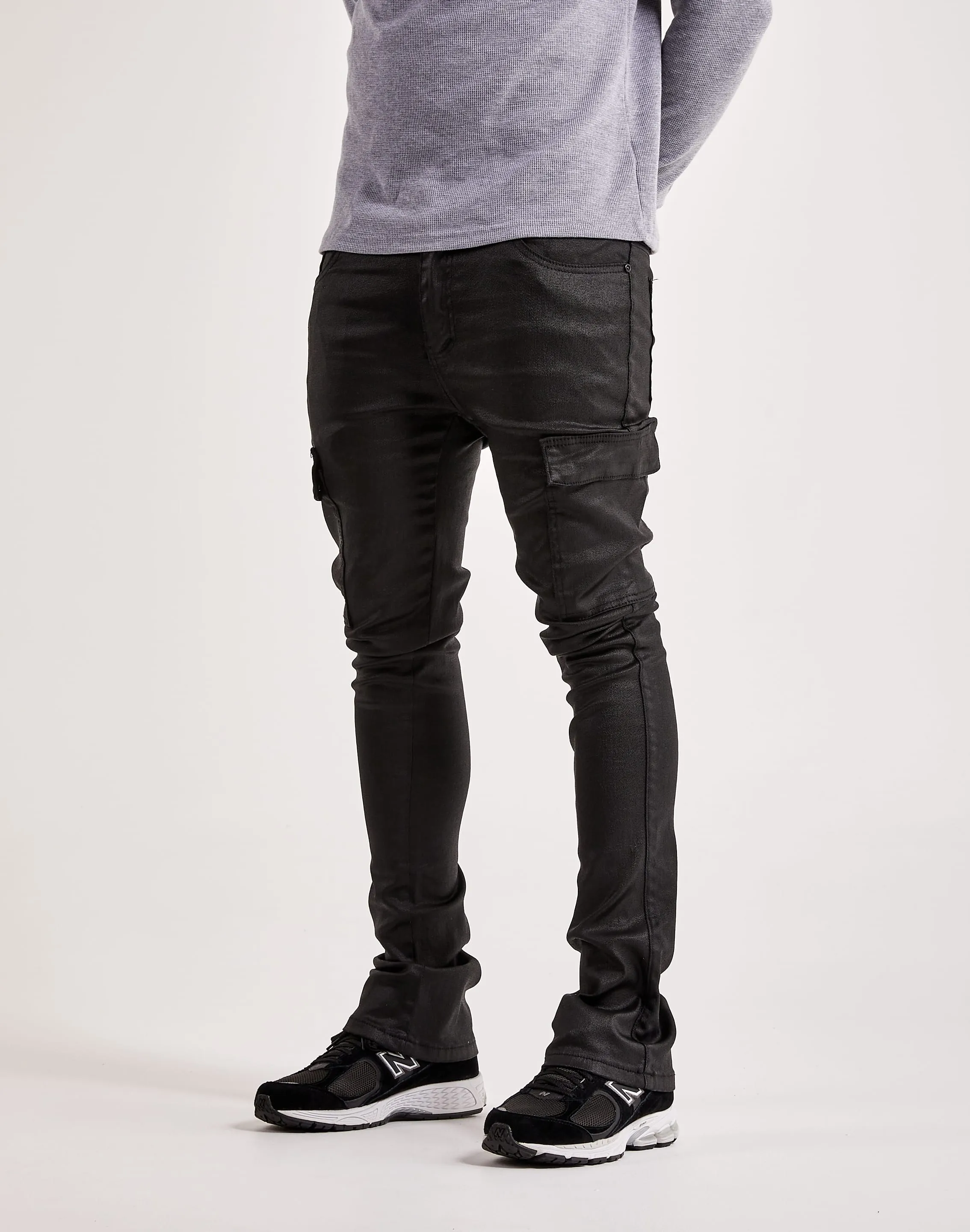 WAIMEA Stacked Coated Cargo Pants