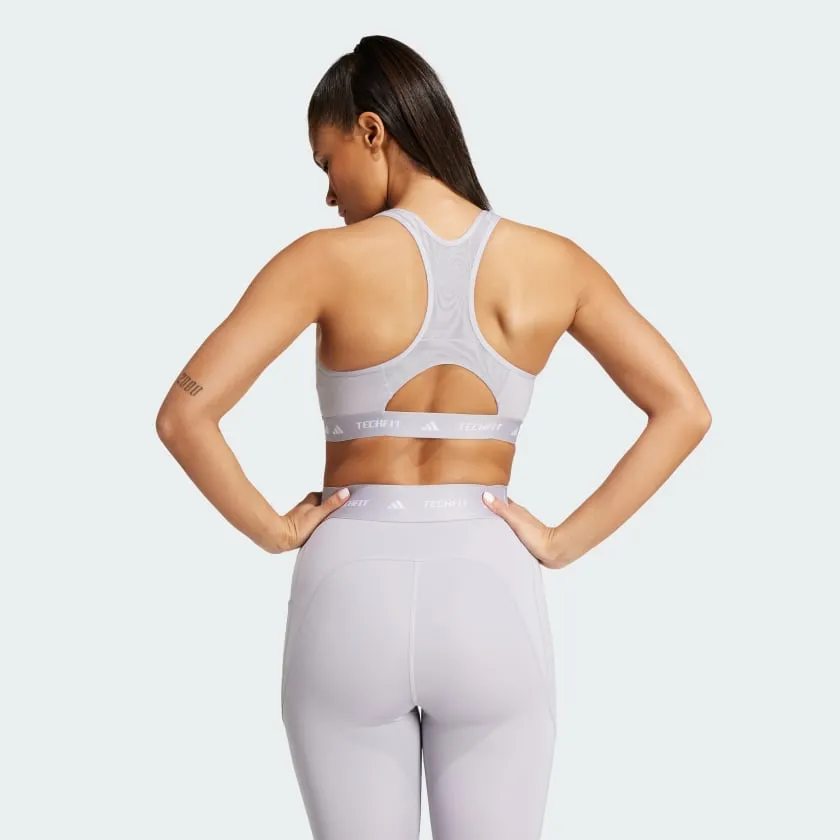 Women's adidas Techfit Medium-Support High-Neck Bra