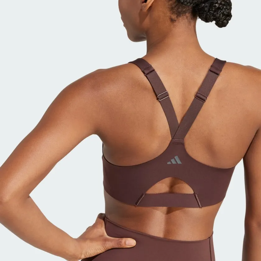 Women's adidas TLRD Impact Luxe High Support Zip Bra