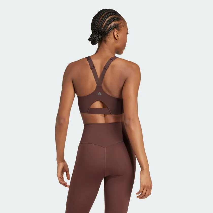 Women's adidas TLRD Impact Luxe High Support Zip Bra