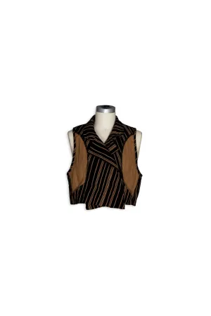 Women's Chord Reversible Vest In Camel