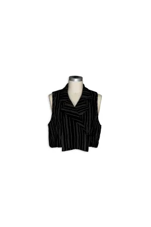 Women's Chord Reversible Vest In Charcoal