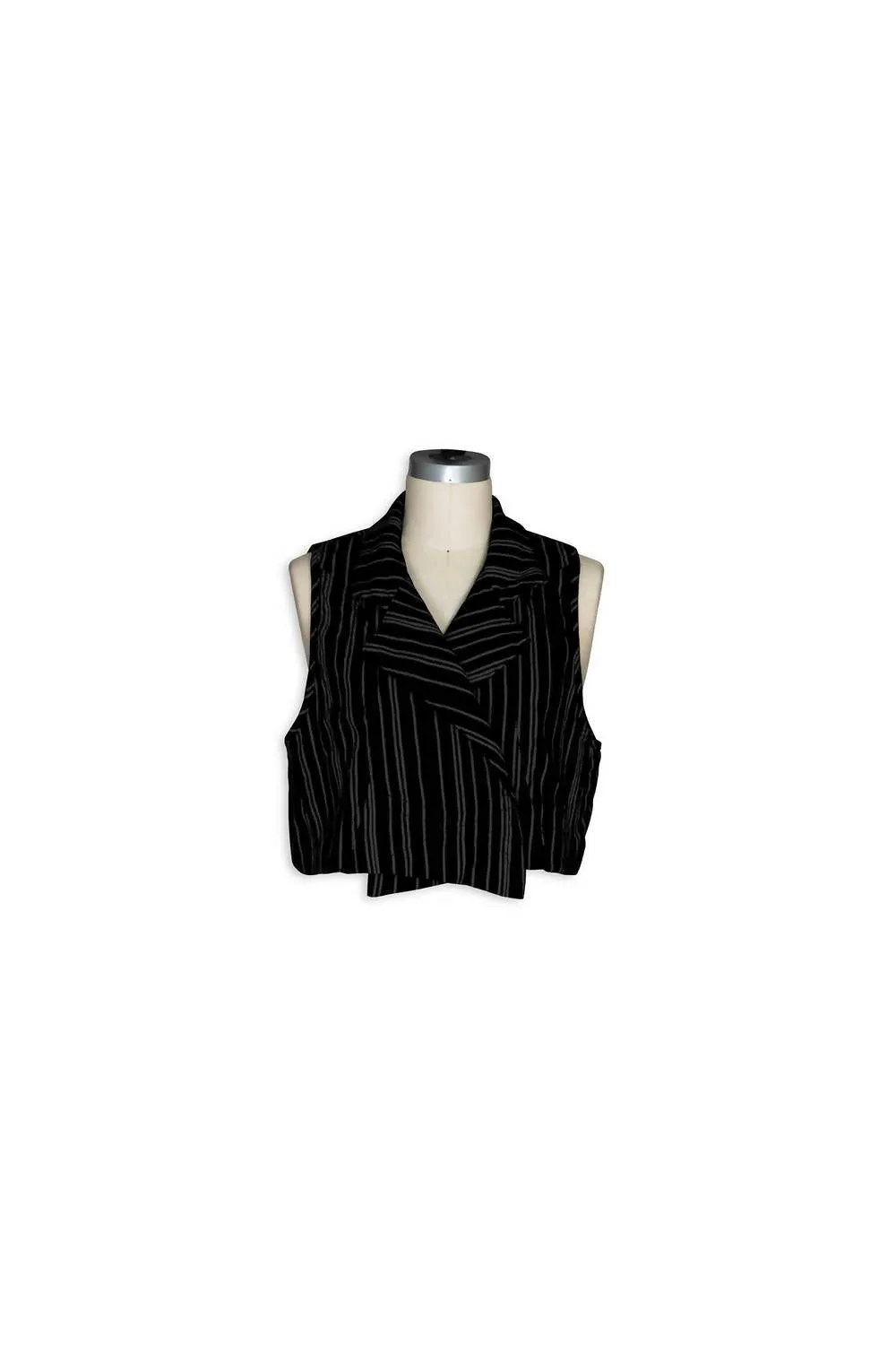 Women's Chord Reversible Vest In Charcoal