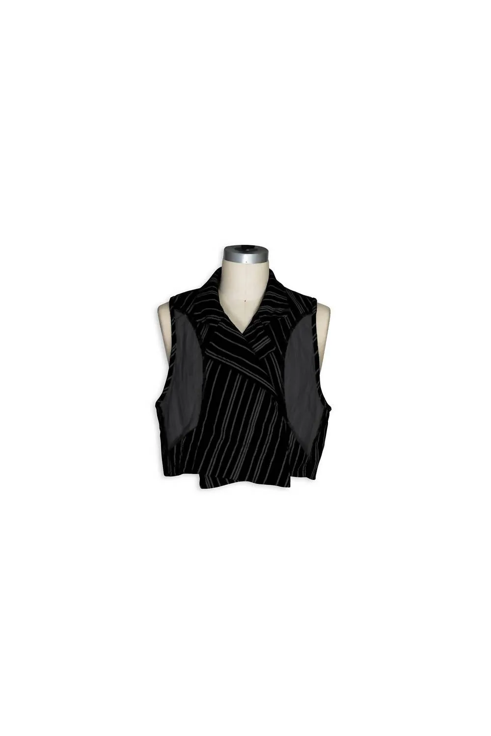Women's Chord Reversible Vest In Charcoal