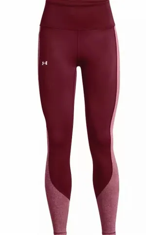 Women's Coldgear Blocked Leggings In Red Pink