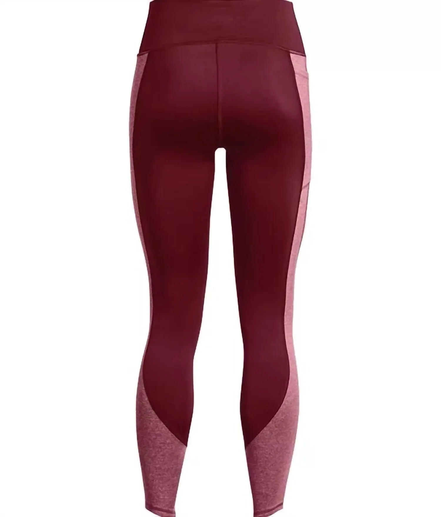Women's Coldgear Blocked Leggings In Red Pink