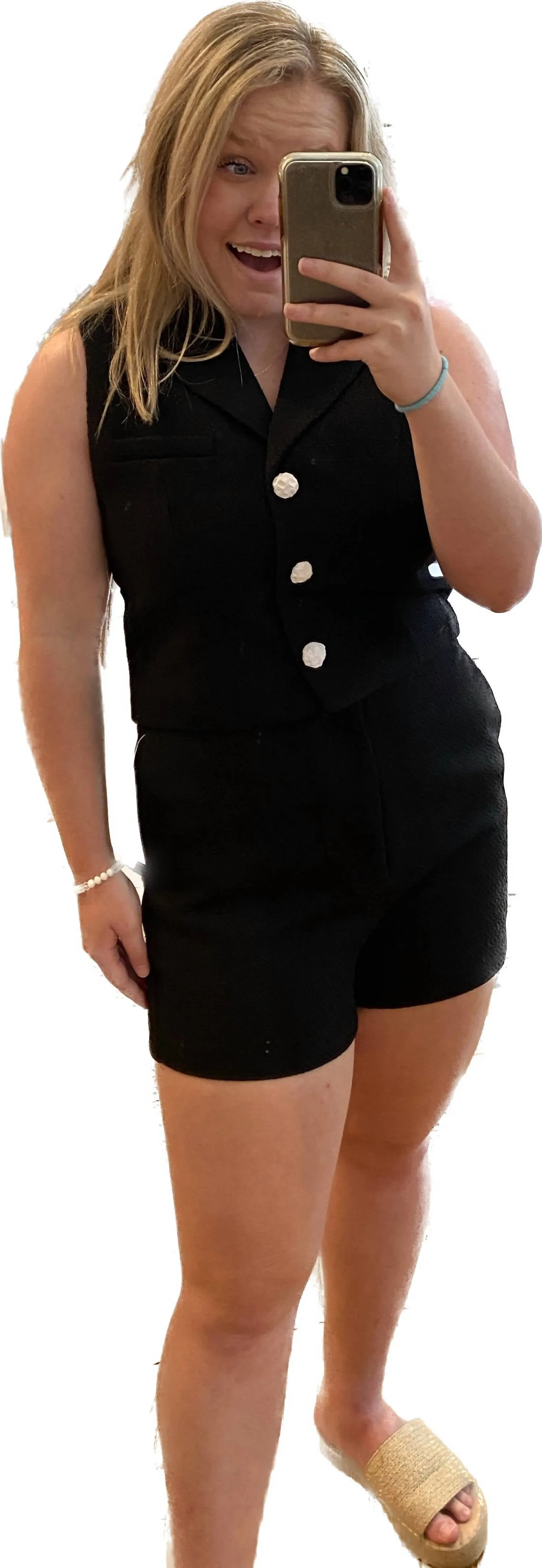 Women's Dream Of The Day Vest In Black