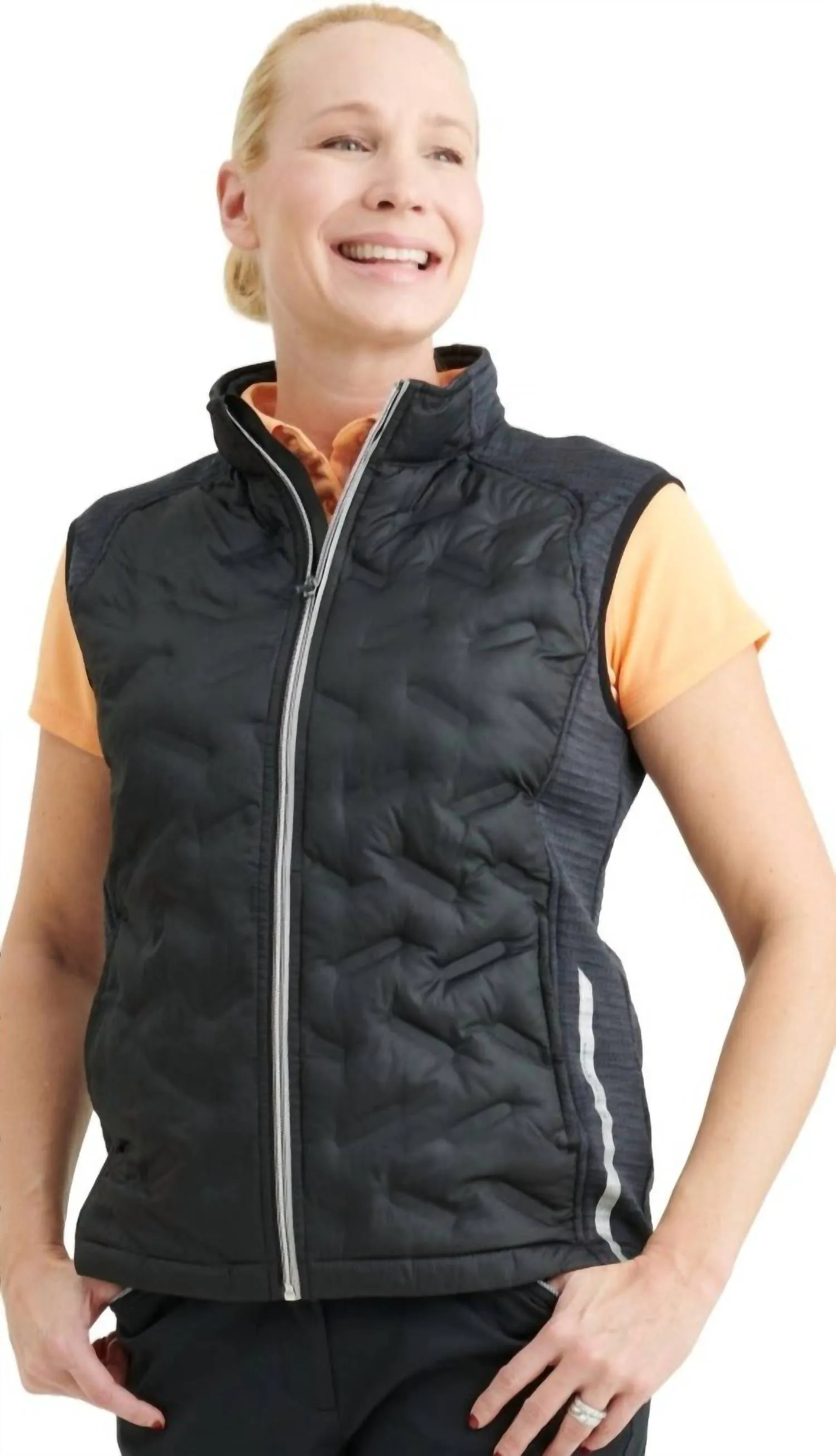Women's Dunes Hybrid Vest In Black