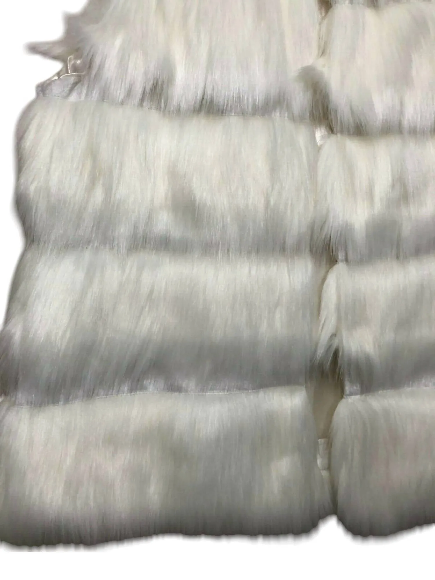 Women's Faux Fur Vest In White